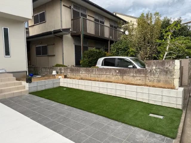 千葉市 I様邸の人工芝施工事例