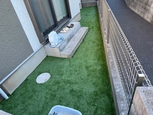 千葉市 M様邸の人工芝施工事例