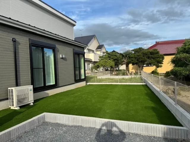印西市 K様邸の人工芝施工事例