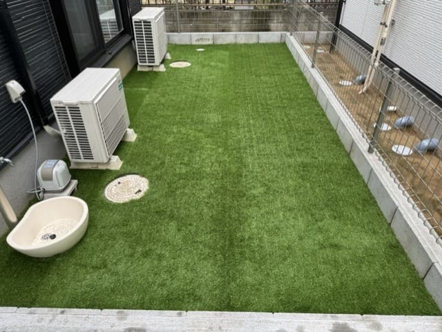鎌ヶ谷市 J様邸の人工芝施工事例