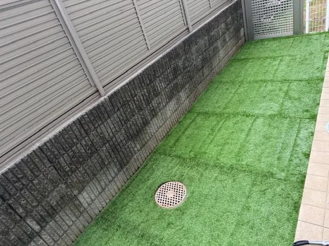 柏市 S様邸の人工芝施工事例