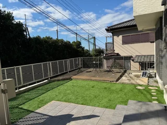 松戸市 S様邸の人工芝施工事例