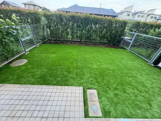 習志野市 T様邸の人工芝施工事例