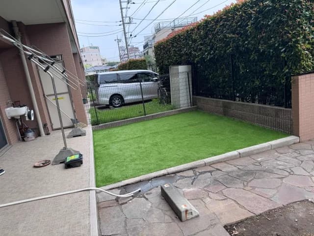 練馬区 T様邸の人工芝施工事例