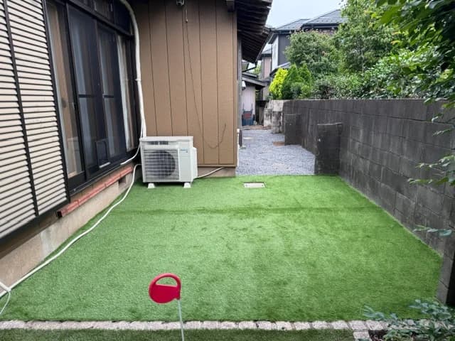つくば市 N様邸の人工芝施工事例