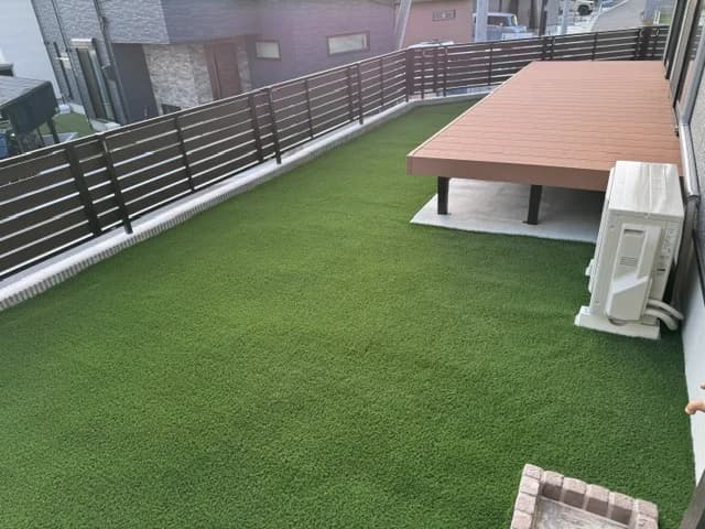つくば市 O様邸の人工芝施工事例